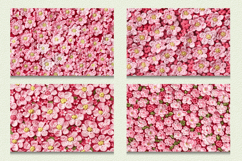 Pink Crochet Sakura Flowers Cutting Boards sublimation Desig Product Image 2