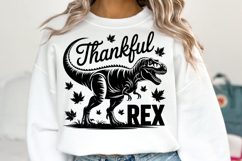 Thankful Rex Svg | Thanksgiving Svg | Shirt Svg Product Image 2