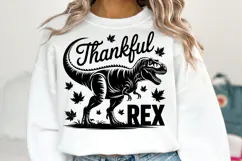 Thankful Rex Svg | Thanksgiving Svg | Shirt Svg Product Image 2