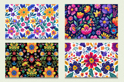 Mexican Floral Fiesta Cutting Boards sublimation Design Product Image 2