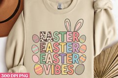 Easter Easter Easter Vibes PNG, Happy Easter Sublimation PN Product Image 3