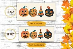 Funny Pumpkins Mug Wrap Design, Halloween Coffee Mug Product Image 2