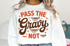 Pass the Gravy Not Svg | Thanksgiving Svg | Shirt Svg Product Image 1