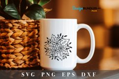 Flowers svg|Keychain svg|Keychain design Product Image 4