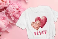 Love Hearts Illustration, Valentine's Day PNG, Lover PNG Product Image 2