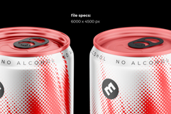 Sleek 330ml Aluminium Can Mockup Product Image 2