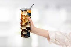 3d flower pattern tumbler wrap sublimation Product Image 2