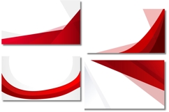 Modern Red White Abstract Backgrounds Vector Product Image 2