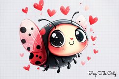 Cute Valentine Kawaii Clipart PNG Product Image 1