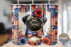 4th Of July Dog Tumbler Bundle - 24 Designs Product Image 3