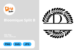 Bloomique Split Monogram Product Image 1