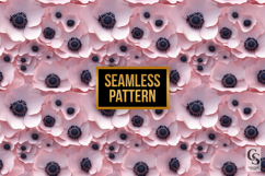 Soft Pink Flowers Digital Paper Product Image 2
