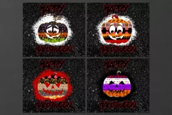 Halloween pumpkins | 18 SEAMLESS Skinny tumbler designs, JPG Product Image 2