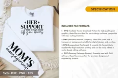 Her Support the Wings SVG - Mother's Day Sleeve T shirt Desi Product Image 2