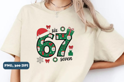 Funny Six Seven Meme Christmas PNG Sublimation Product Image 2