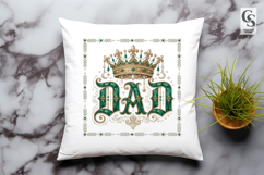 Royal Crown Dad Clipart Sublimation PNG Product Image 2