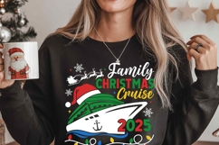 Family Christmas Cruise 2025 SVG | Xmas Family Cruise Shirt Product Image 2