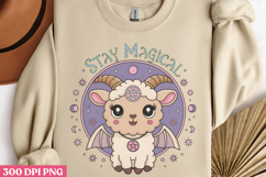 Stay Magical PNG, Cute Baphomet Sublim Product Image 3
