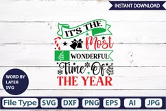 It's The Most Wonderful Time Of The Year SVG Cut File Product Image 3