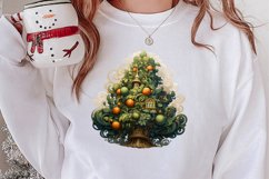Christmas Tree Clipart Sublimation, Christmas PNG Product Image 2