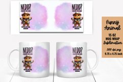 Funny Animal Quotes Mug Wrap Sublimation Product Image 1