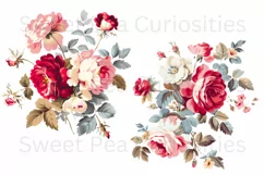 Flowers, Junk Journal, PNG, Clipart, Ephemera, Botanical Product Image 2