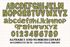 Fall Autumn Alphabet png clipart, fall autumn letters doodle Product Image 2