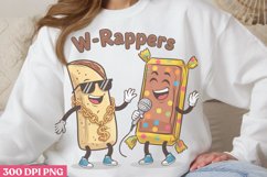 W-Rappers PNG, Funny Animal Puns Sublimation PNG Product Image 1