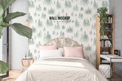 Wall mockup - Interior mockup - Wallpaper mockup Product Image 5