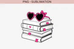 Book besties png design for T-shirts Product Image 3