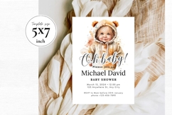 Baby Shower Invitation Template 284 Product Image 2