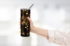 Golden Glitter paper tumbler wrap design Product Image 2