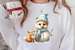 Christmas Baby Animals Clipart, Christmas Animal Safari Product Image 2