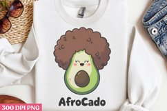 Afrocado PNG, Funny Puns Sublimation PNG Product Image 3