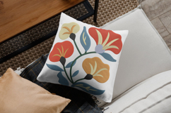 Modern Blooming Branch Abstract Embroidery Design Product Image 2