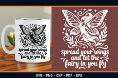 Spread your wings and let the fairy in you fly, Fairy SVG Product Image 2