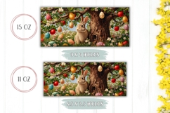 Floral Easter Mug, Easter Eggs Mug Wrap Design Product Image 2