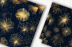 Elegant Fireworks Spark Digital Paper Product Image 2