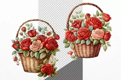 Roses clipart, Flowers clipart, Flowers Product Image 2