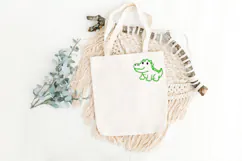 Cute Crocodile Embroidery Design Product Image 3