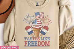 Tastes Like Freedom PNG, 4th Of July Sublimation PNG Product Image 2