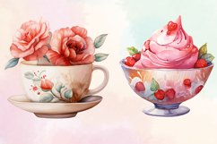 Watercolor Valentines Day Clipart Bundle Product Image 3