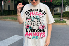 Trendy Sarcastic Humor PNG, Savage Retro Meme Sublimation Product Image 2