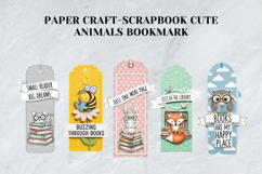 Paper Craft Scrapbook Cute Animals Bookmark Set Product Image 2