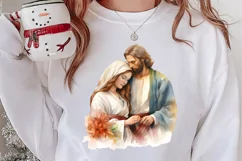 Christmas Nativity Watercolor Clipart, Christmas PNG Product Image 2
