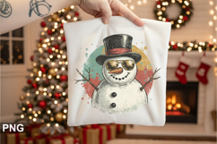 Christmas Snowman Sublimation - Christmas PNG Design Product Image 3
