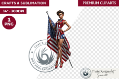 4th of July Character PNG, Patriotic Americana Portraits Product Image 1