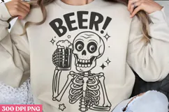 Beer! PNG, Funny Beer Quotes Sublimation PNG Product Image 1
