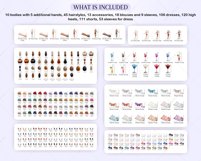 Fashion Girls Clipart, Summer BFF PNG Product Image 2