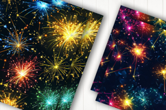 Celebration Fireworks Digital Paper Product Image 2